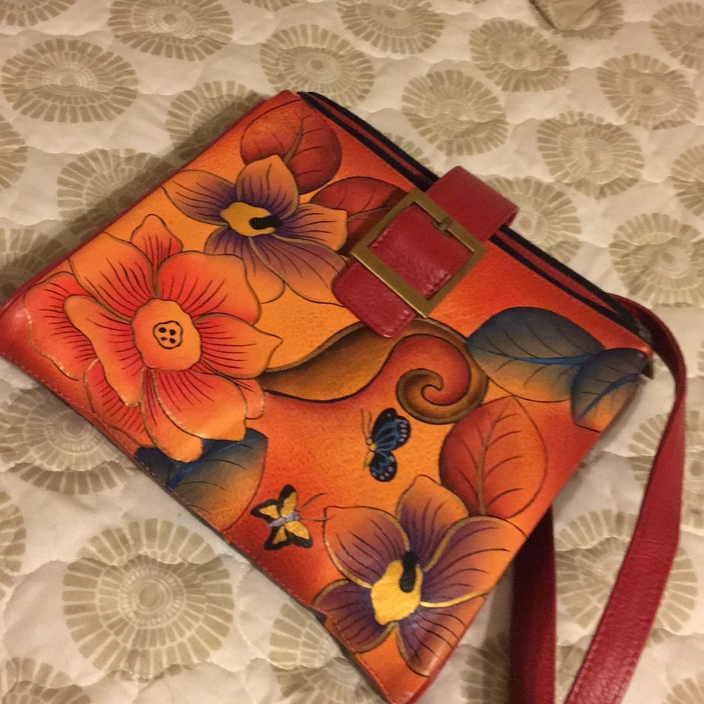 Anuschka Crossbody Organizer